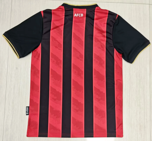 Fans Version 2025-2026 AFC Bournemouth Home Soccer Jersey Football Shirt