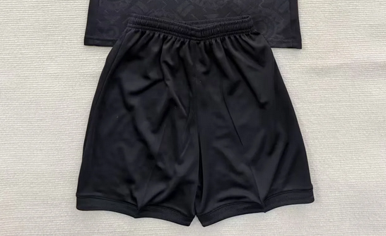 Fan Version 2025-2026 Wolverhampton Wanderers Black Goalkeeper Soccer Shorts Wolves Football Shorts
