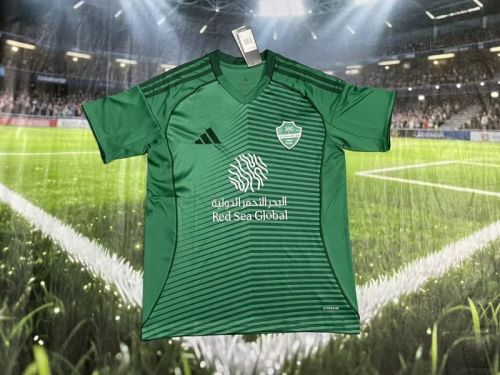 Fan Version 2025-2026 Al-Ahli Saudi Home Soccer Jersey Football Shirt