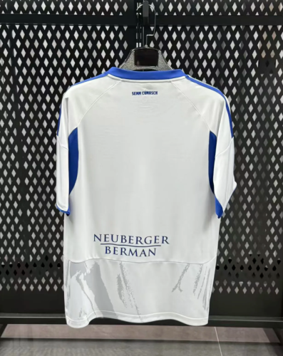 Fan Version 2025-2026 Como 1907 Away White Soccer Jersey Football Shirt