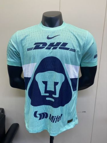Player Version 2025-2026 Pumas Light Green Goalkeeper Soccer Jersey Football Shirt
