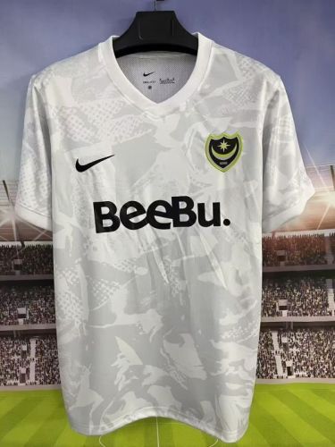 Fan Version 2025-2026 Portsmouth White Goalkeeper Soccer Jersey Football Shirt