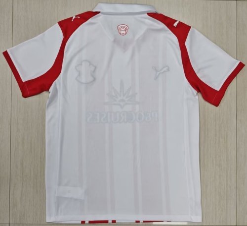 with Sponor Logo Fan Version 2025-2026 Southampton Home Soccer Jersey Football Shirt
