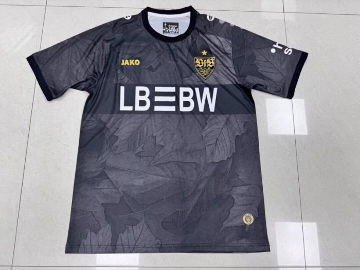 Fans Version 2025-2026 Stuttgart Third Away Grey Soccer Jersey Football Shirt