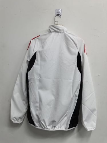2025-2026 Liverpool White Soccer Windbreaker Jacket Football Jacket