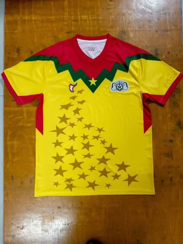 Fan Version 2025-2026 Burkina Faso Yellow Soccer Jersey Football Shirt