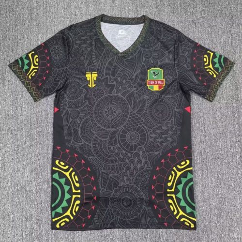 Fan Version 2025-2026 Mali Black Soccer Jersey Football Shirt