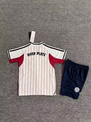 Youth/Kids 2025-2026 River Plate White Baseball Jersey Child MLB Shirt
