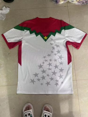 Fan Version 2025-2026 Burkina Faso White Soccer Jersey Football Shirt
