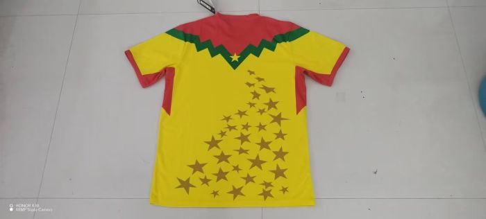 Fan Version 2025-2026 Burkina Faso Yellow Soccer Jersey Football Shirt