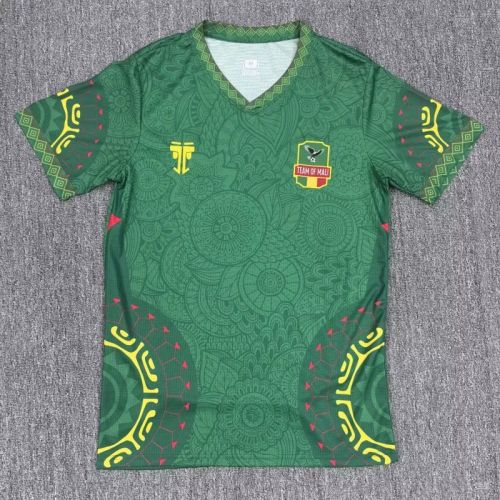 Fan Version 2025-2026 Mali Green Soccer Jersey Football Shirt