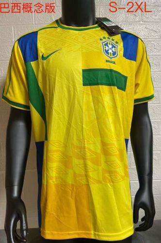 Fan Version 2025-2026 Brazil Yellow Concept Version Soccer Jersey Brasil Camisetas de Futbol