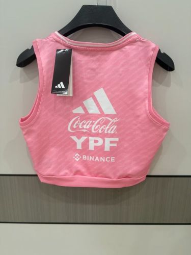 Women 2025-2026 Argentina Pink Soccer Yoga Vest Girl Football Jersey