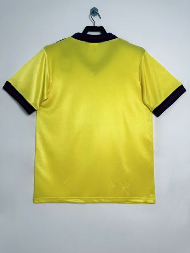 Retro Jersey 1983-1986 Arsenal Away Yellow Soccer Jersey Vintage Football Shirt
