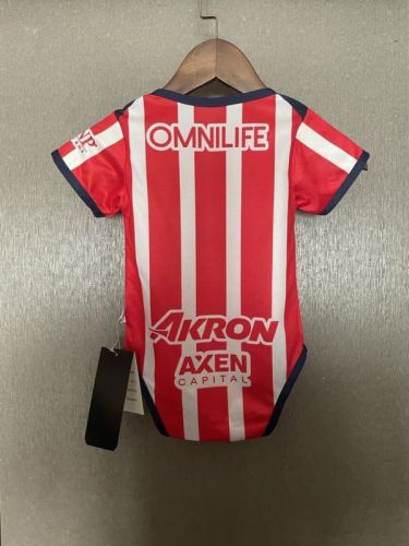 Baby Cloth 2026 Chivas Home Soccer Jersey Baby Onesies