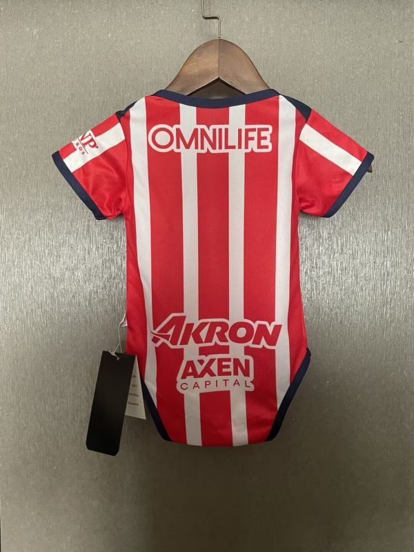 Baby Cloth 2026 Chivas Home Soccer Jersey Baby Onesies