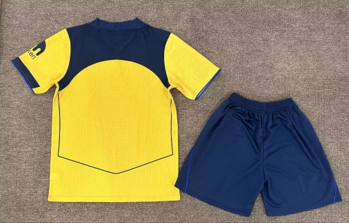 Adult Uniform 2025-2026 TOT Third Away Yellow Soccer Jersey Shorts Spurs Football Kit