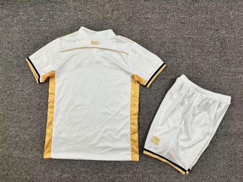 Youth Uniform Kids Kit Sheffield United 2025-2026 Away White Soccer Jersey Shorts Child Football Set