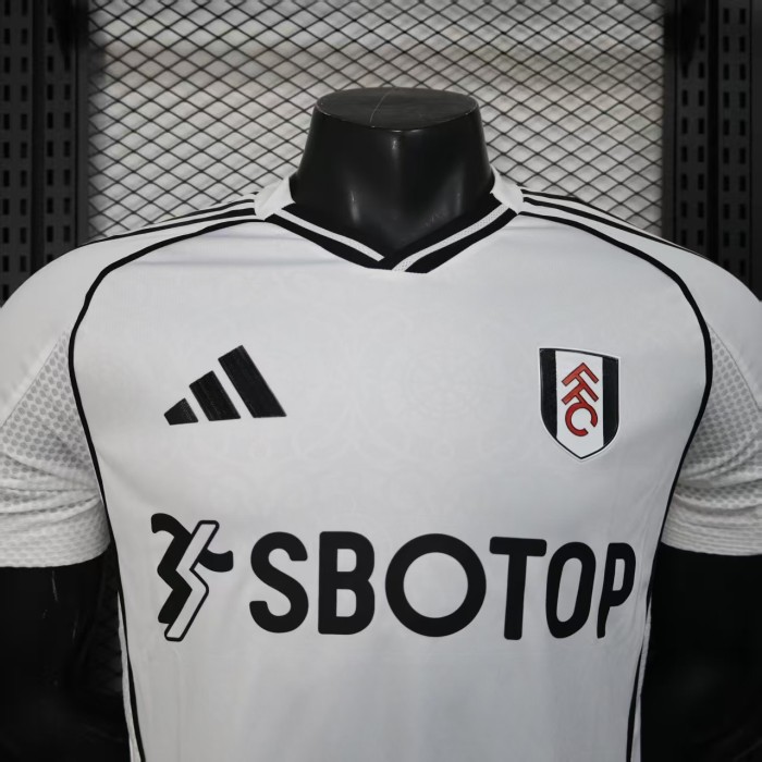 Player Version 2025-2026 Fulham Home Football Shirt Soccer Jersey