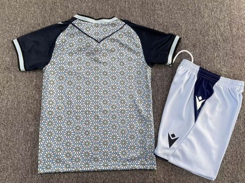 Youth Uniform Kids Kit 2025-2026 Almeria Away Soccer Jersey Shorts Child Football Set