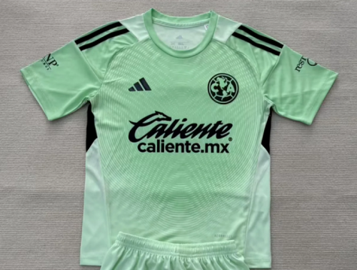 Fan Version 2025-2026 Club America Aguilas Green Goalkeeper Soccer Jersey Football Shirt