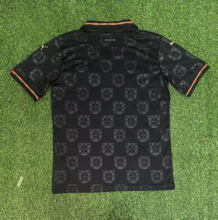 Fan Version 2026 Portugal Away Black Soccer Jersey Football Shirt