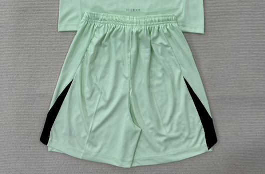 Fan Version 2025-2026 Manchester United Light Green Goalkeeper Soccer Shorts Football Shorts