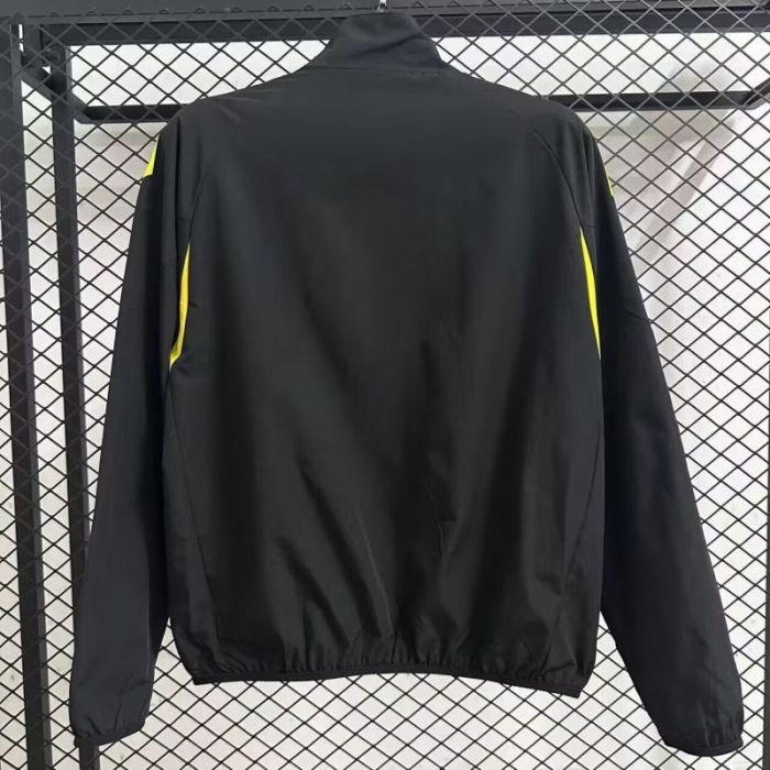 2025-2026 Fenerbahce Black Soccer Windbreaker Jacket Football Jacket
