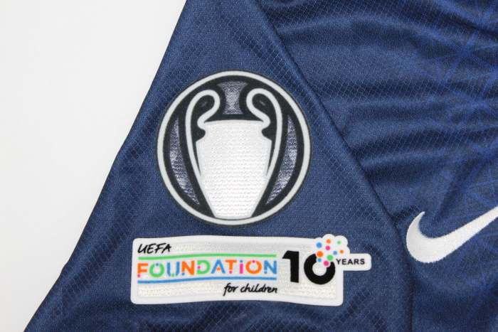 with Front Lettering+UEFA Super Cup Patch Fan Version 2025-2026 PSG Home Soccer Jersey Paris Football Maillot