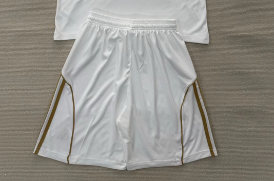 Fan Version 2025-2026 Aberdeen Third Away White Soccer Shorts Football Shorts