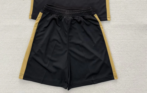 Fan Version 2025-2026 Heart of Midlothian Third Away Black Soccer Shorts Football Shorts