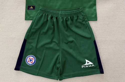 Fan Version 2025-2026 Cruz Azul Green Goalkeeper Soccer Shorts Football Shorts