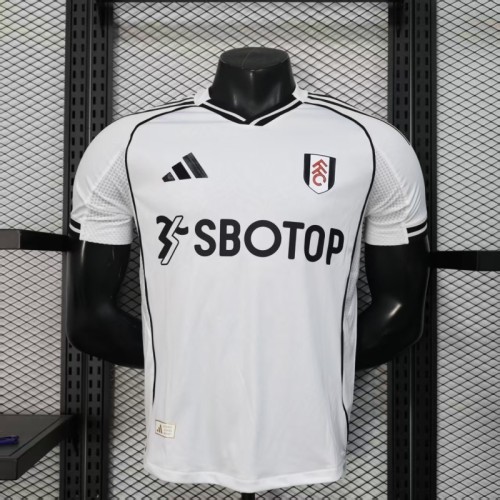 Player Version 2025-2026 Fulham Home Football Shirt Soccer Jersey