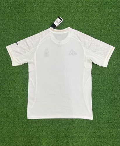 Fans Version 2025-2026 Nottingham Forest Away White Soccer Jersey Football Shirt