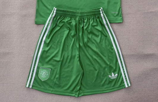 Fan Version 2025-2026 Lyon Green Goalkeeper Soccer Shorts Football Shorts