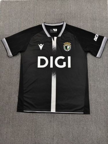 Fans Version 2025-2026 Burgos Away Black Soccer Jersey Football Shirt