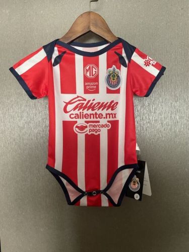 Baby Cloth 2026 Chivas Home Soccer Jersey Baby Onesies