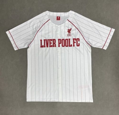 Fan Version 2025-2026 Liverpool White Baseball Jersey MLB Shirt