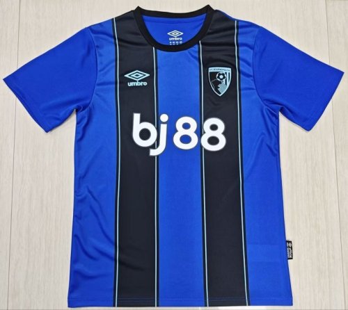Fans Version 2025-2026 AFC Bournemouth Away Blue Soccer Jersey Football Shirt