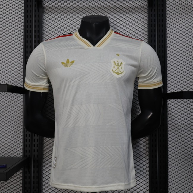 without Sponor Logo Player Version 2025-2026 Flamengo Third Away Soccer Jersey Football Shirt