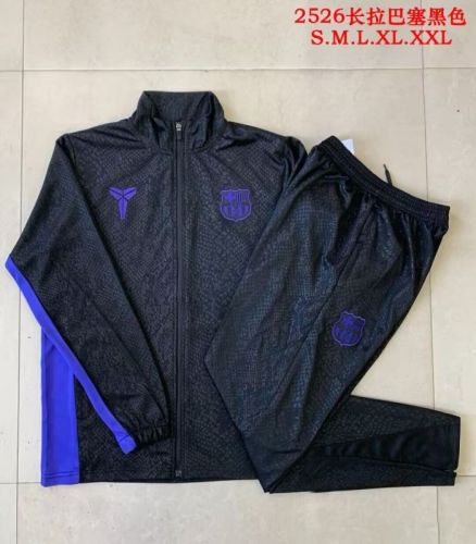 Adult 2025-2026 Barcelona Manba Version Soccer Jacket and Long Pants Football Tracksuit