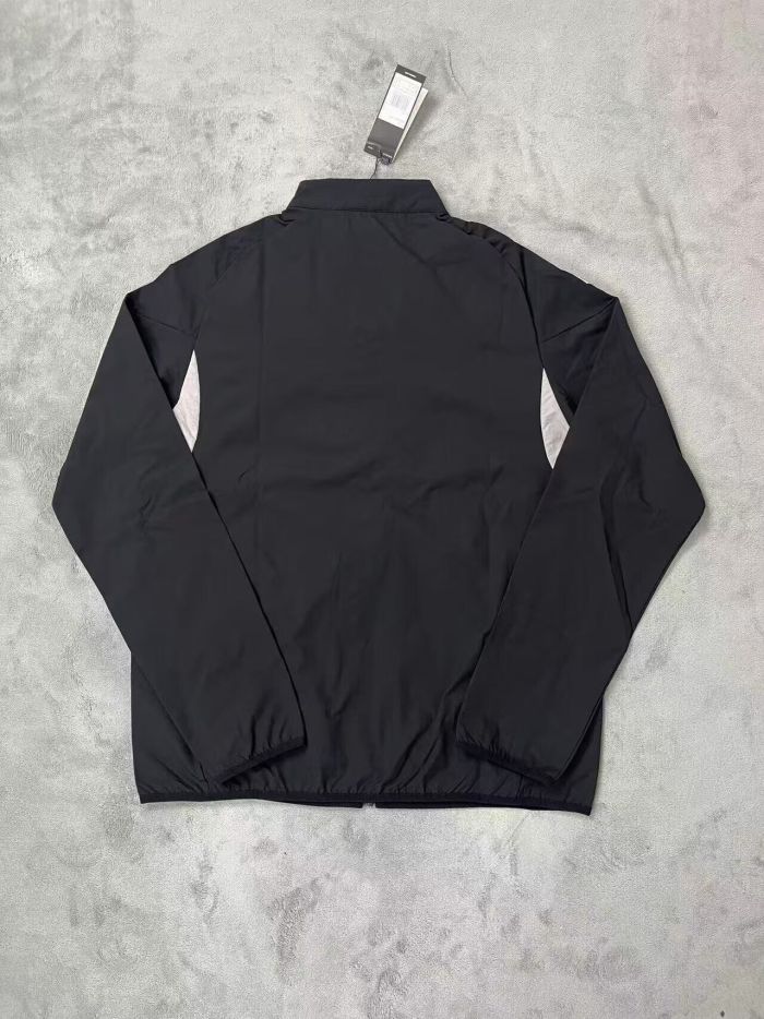 2025-2026 Newcastle United Black Soccer Windbreaker Jacket Football Jacket