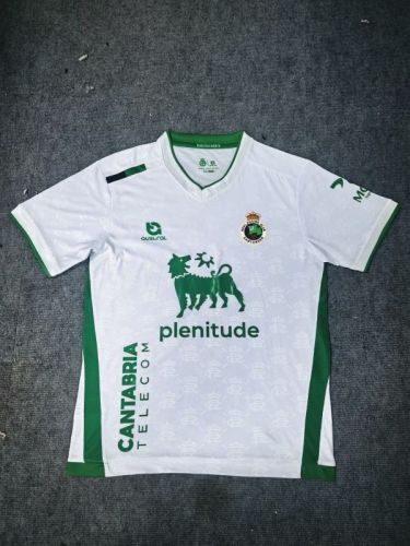 Fan Version 2025-2026 Racing de Santander Home Soccer Jersey Football Shirt