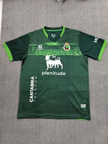 Fan Version 2025-2026 Racing de Santander Away Green Soccer Jersey Football Shirt