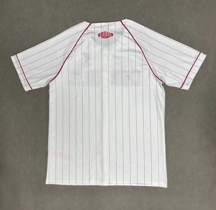 Fan Version 2025-2026 Liverpool White Baseball Jersey MLB Shirt