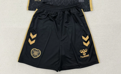 Fan Version 2025-2026 Heart of Midlothian Third Away Black Soccer Shorts Football Shorts