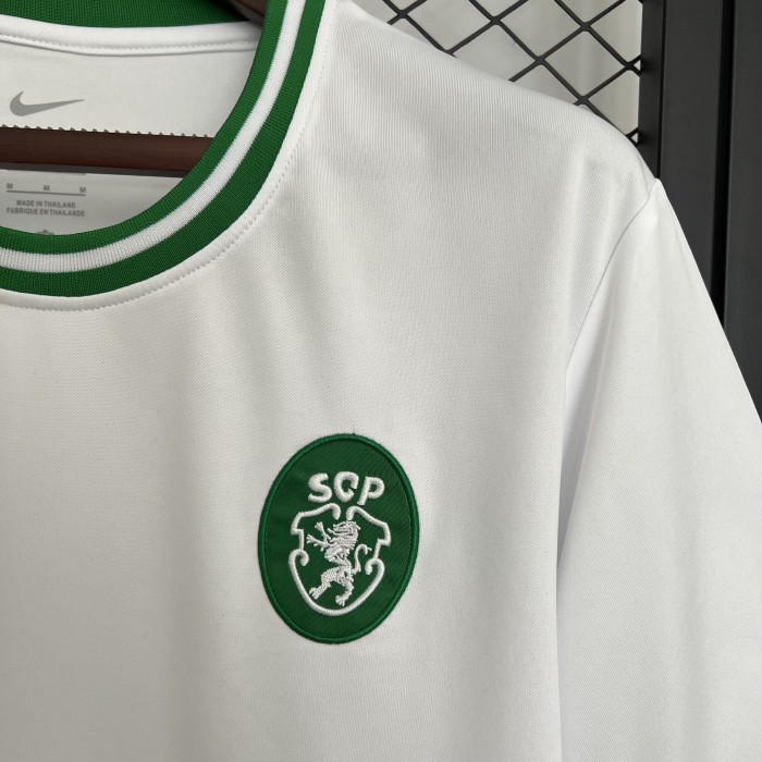 Fan Version 2025-2026 Sporting Lisbon White Special Edition Football Shirt Soccer Jersey