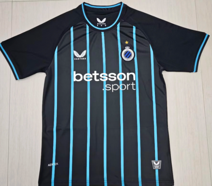 Fans Version Cercle Brugge KSV 2025-2026 Home Soccer Jersey Football Shirt
