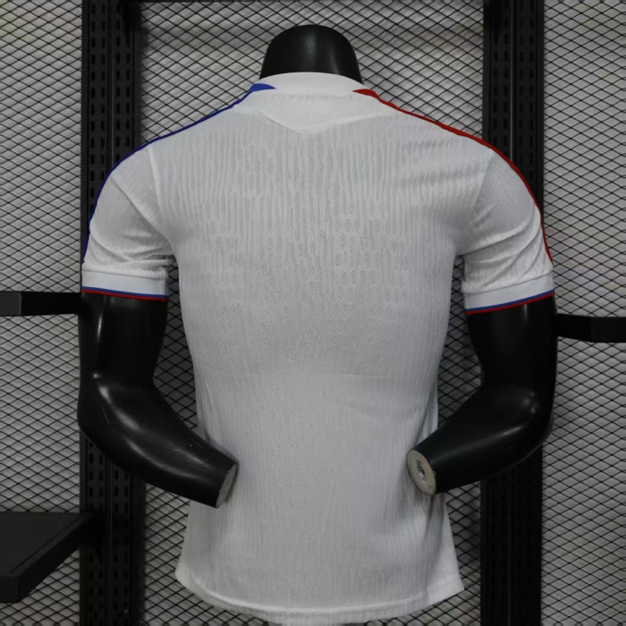 Palace Football Shirt Player Version 2025-2026 Crystal Palace Away White Soccer Jersey