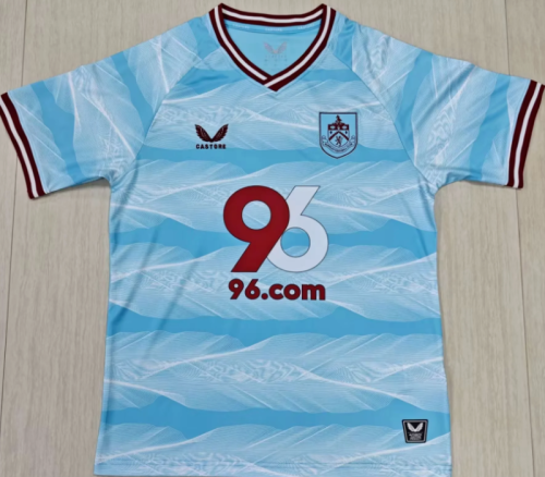 Fans version 2025-2026 Burnley Away Blue Soccer Jersey Football Shirt